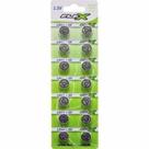 Pilha Alcalina 1,5v lLR44 AG13 FX-LR44 Blister C/ 14 Unidades