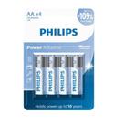 Pilha Alcalina Aa Cartela C/4 Unidades Philips