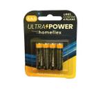 Pilha Alcalina AA Com 4 unidades - Ultra Power