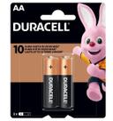 Pilha Alcalina AA Duracell 2 Unidades - MN1500B2