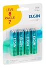 Pilha Alcalina Aa Elgin Energy Lr6 1,5v Leve 8 Pague 7