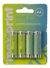 Pilha Alcalina Aa Maxprint 756343 - Verde Cartela C/4