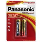 Pilha Alcalina AA Pequena com 2 unidades - Panasonic Pilha Alcalina AA Pequena com 2 unidades - Panasonic