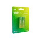 Pilha Alcalina Aa2 Elgin Cartela Com 02 Unidades - Pç / 2