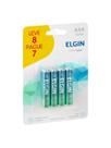 Pilha Alcalina Aaa Elgin Pacote Promocional Pague 7 Leve 8 Pilha Alcalina Aaa Elgin Pacote Promocional Pague 7 Leve 8