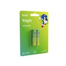 Pilha Alcalina Aaa Palito - 2 Unidades - Elgin Pilha Alcalina Aaa Palito - 2 Unidades - Elgin