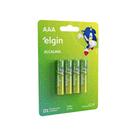 Pilha Alcalina AAA Palito - Blister com 4 Unidades Elgin - 000000082155 Pilha Alcalina AAA Palito - Blister com 4 Unidades Elgin - 000000082155