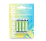 Pilha alcalina aaa palito blister com 4 unidades