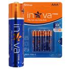 Pilha Alcalina AAA Palito Inova Prime 1.5V com 4 Unidades Pilha Alcalina AAA Palito Inova Prime 1.5V com 4 Unidades