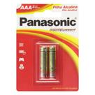 Pilha Alcalina AAA Panasonic Power Alkaline 1,5V Palito c/2 unid