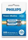 Pilha Alcalina AAA Philips Palito 2 Unidades