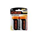 Pilha Alcalina D Grande (c/2 Un) 1,5v - Foxlux