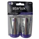 Pilha Alcalina D Starlux 1,5V com 2 unidades Pilha Alcalina D Starlux 1,5V com 2 unidades