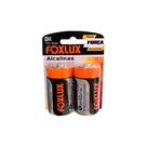 Pilha Alcalina D2 Foxlux 2 Unidades 1,5v Nominal - NENHUMA - Unico REF: Pilha D2 Foxlux COD:7898586133754