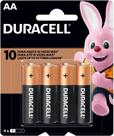 Pilha alcalina duracell aa 4und