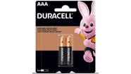 Pilha Alcalina Duracell Aaa Com 2 Unidades