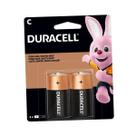 Pilha Alcalina Duracell C Pacote 2u