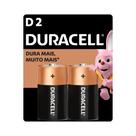 Pilha Alcalina Duracell Grande D com 2 unid. Pilha Alcalina Duracell Grande D com 2 unid.