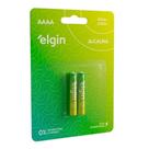Pilha Alcalina Elgin 82424 AAAA 4A com 2 Unidades Alta Durabilidade Pilha Alcalina Elgin 82424 AAAA 4A com 2 Unidades Alta Durabilidade