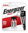 Pilha Alcalina Energizer Max Aaa - Palito - 2 Pilhas