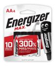 Pilha Alcalina Energizer Max Pequena Aa- C/4 Pilhas