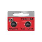 Pilha alcalina LR44 1.5V Toshiba - cartela com 2 unidades Pilha alcalina LR44 1.5V Toshiba - cartela com 2 unidades