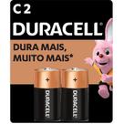 PILHA ALCALINA MEDIA C 02und DURACELL