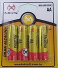 Pilha Alcalina Mox AA C/ 4