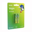 Pilha alcalina palito AAA com 2 unidades - Elgin Pilha alcalina palito AAA com 2 unidades - Elgin