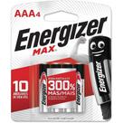 Pilha Alcalina Palito Aaa Energizer Max Bl.c/04