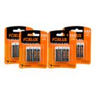 Pilha Alcalina Palito AAA Foxlux com 16 Unidades