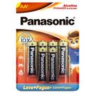 Pilha Alcalina Panasonic AA 6 Unidades