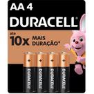 Pilha Alcalina Pequena AA 04und DURACELL