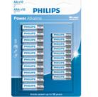 Pilha alcalina Philips AA e AAA LR036P20BP/59 cartela com 20 unidades