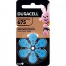 Pilha Auditiva 675 (Cartela C/6 Unid.)Duracell