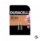 Pilha Bateria Alcalina 21/a23 12v Duracell 2 Unidades Controle Remoto Alarme Relógio Portão Pequena