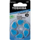 Pilha Bateria Auditiva 675 PR44 Zinc Air 1.4V Toshiba Cartela Com 6 unidades