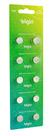 Pilha Bateria Botao LR44 1.5V Cartela 10UN ELGIN