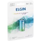 Pilha Bateria Lithium Elgin CR123 3V Lítio para Câmeras e Alarmes