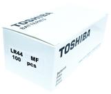 Pilha Bateria LR44 AG13 A76 SR44 Toshiba 100 unidades