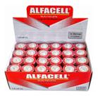 Pilha C Média Tipo C Alfacell 1.5v Caixa Com 24 Uni