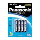 Pilha Comum AAA Super Hyper com 4unidades - Panasonic Pilha Comum AAA Super Hyper com 4unidades - Panasonic