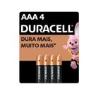 Pilha Duracell Alcalina Pequena AAA - 4 Unidades Pilha Duracell Alcalina Pequena AAA - 4 Unidades