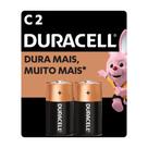 Pilha Duracell C Alcalina com 2 Unidades