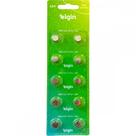 Pilha Elgin Alcalina Bateria Lr41 - 1,5V. Cartela Com 10 Pecas - 82261