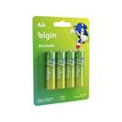 Pilha Elgin Alcalina Sonic AA4