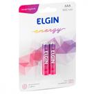 Pilha Elgin Recarregavel Aaa Palito Cartela Com 2 Pecas - 82168 Pilha Elgin Recarregavel Aaa Palito Cartela Com 2 Pecas - 82168