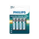 Pilha Extra Zinc Chloride AAA 4 Unidades R03L4B/59 - Philips Pilha Extra Zinc Chloride AAA 4 Unidades R03L4B/59 - Philips