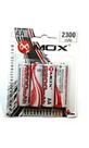 Pilha Mox Recarregavel AA com 4 2300MAH