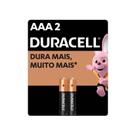 Pilha Palito AAA 2 Duracell Dura Mais 02 Unidades Pilha Palito AAA 2 Duracell Dura Mais 02 Unidades